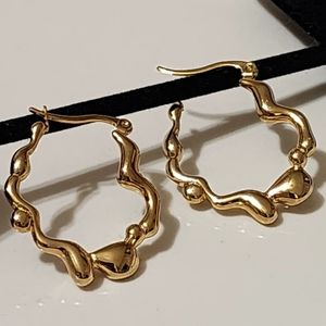 18k Gold Plated Stainless Steel Earrings